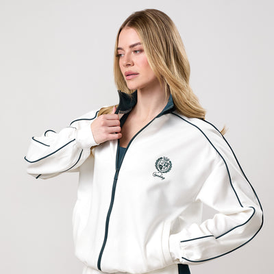 Gym King Heritage Track Jacket - Cream