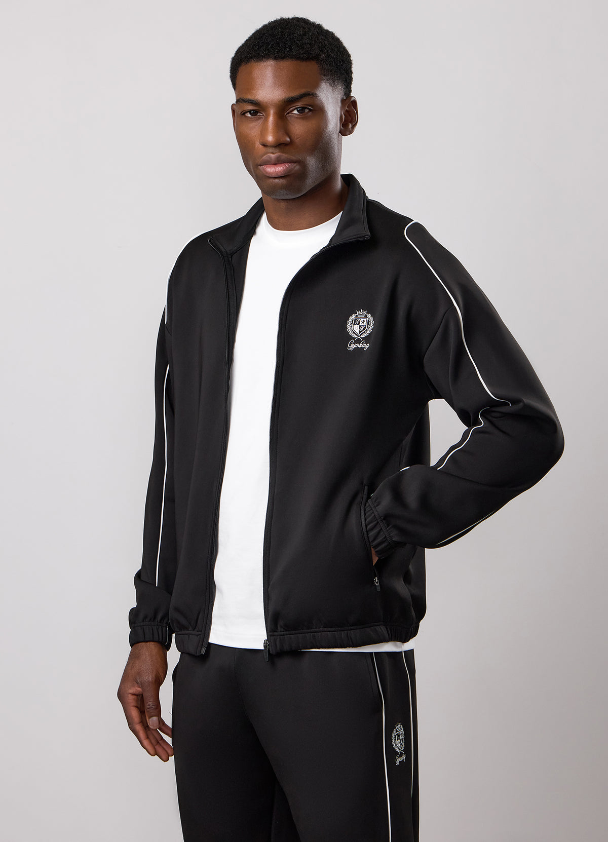 Gym King Heritage Trainingsjack - Zwart