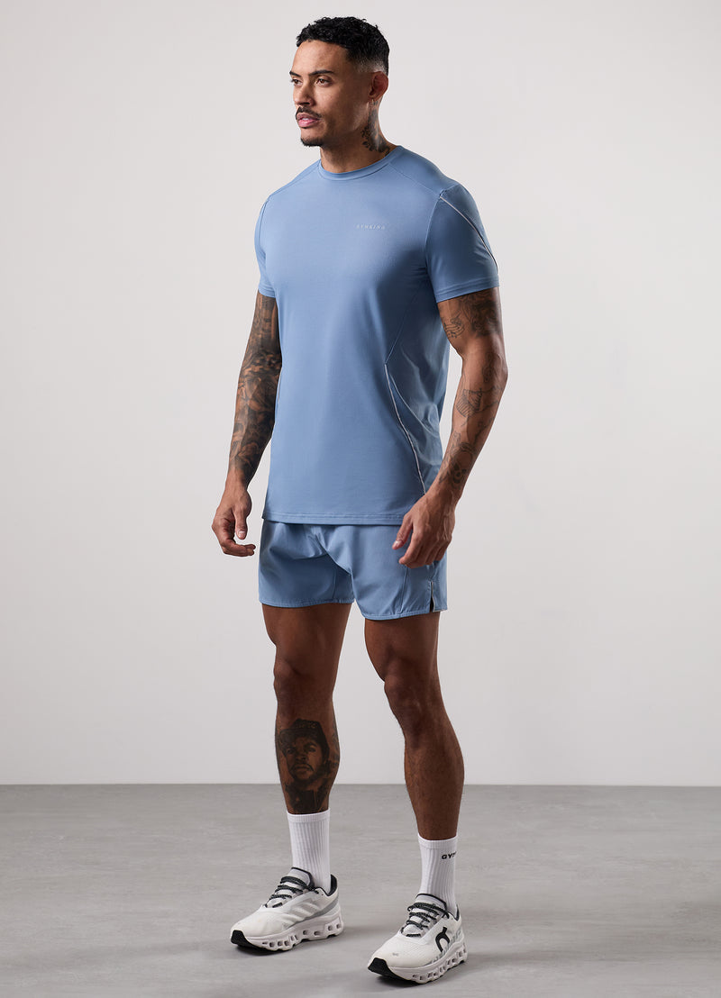 Gym King Hex 6" Short - Blue Shadow