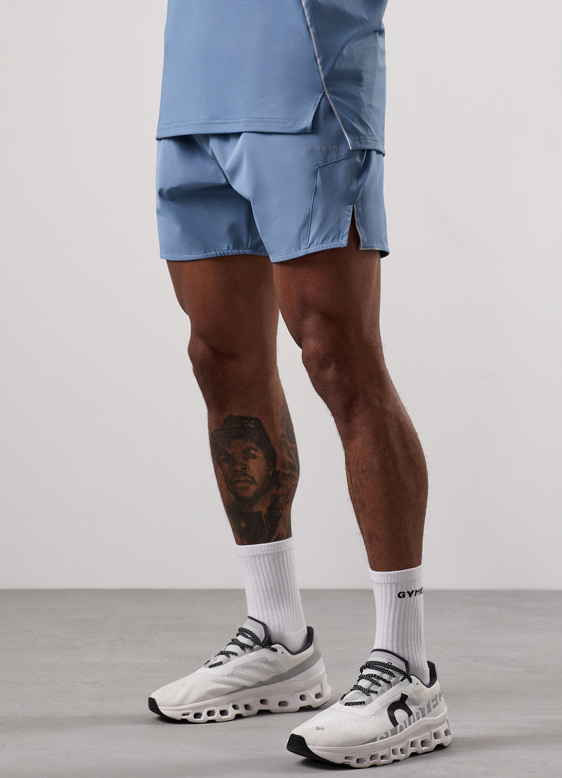 Gym King Hex 6" Short - Blue Shadow