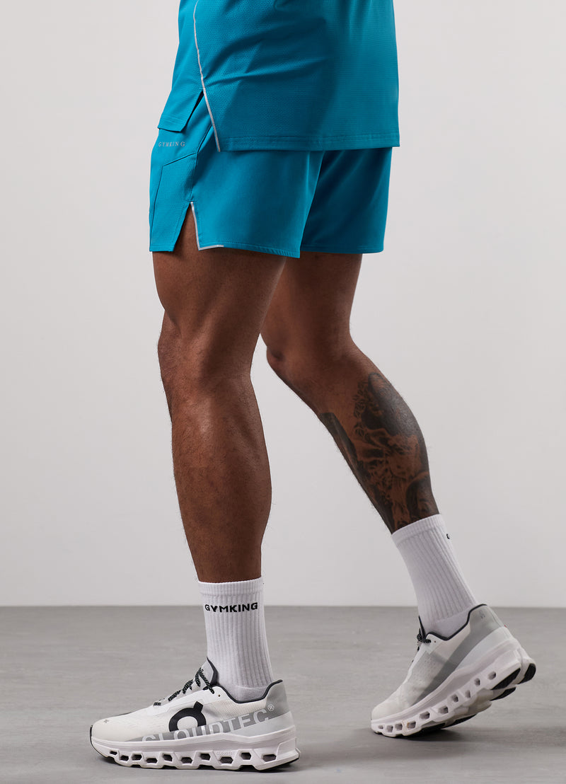 Gym King Hex 6" Short - Exotic Teal