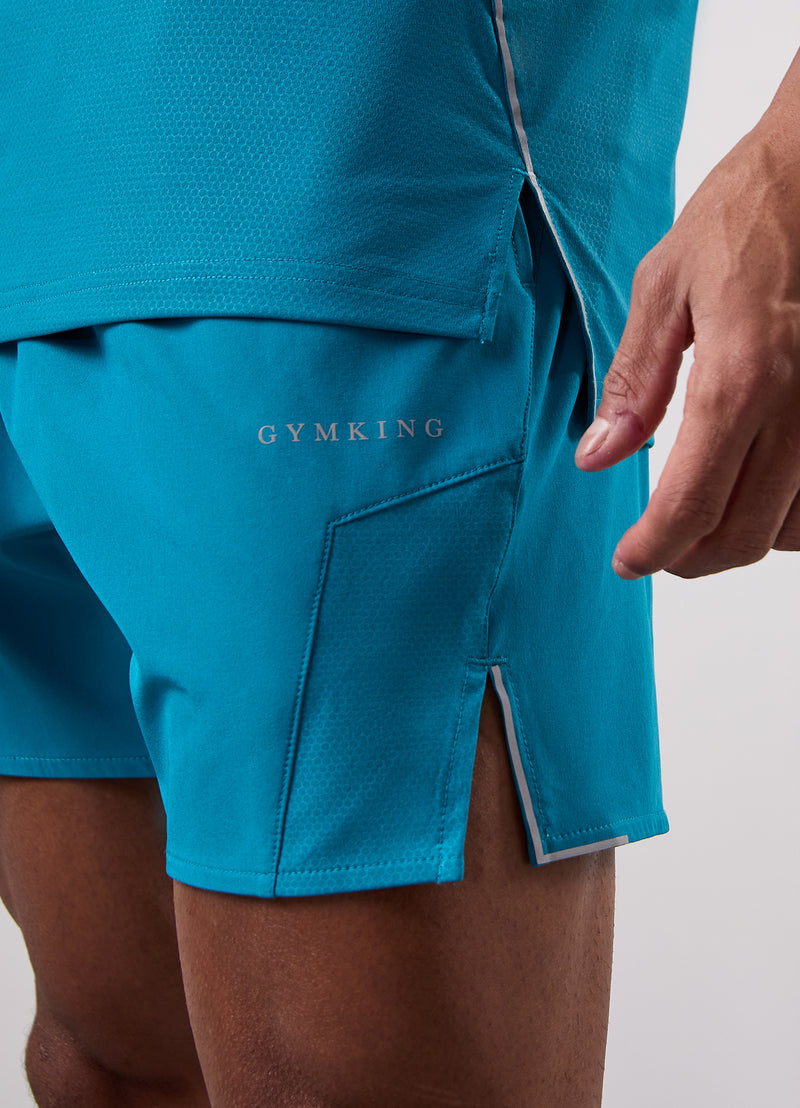 Gym King Hex 6" Short - Exotic Teal