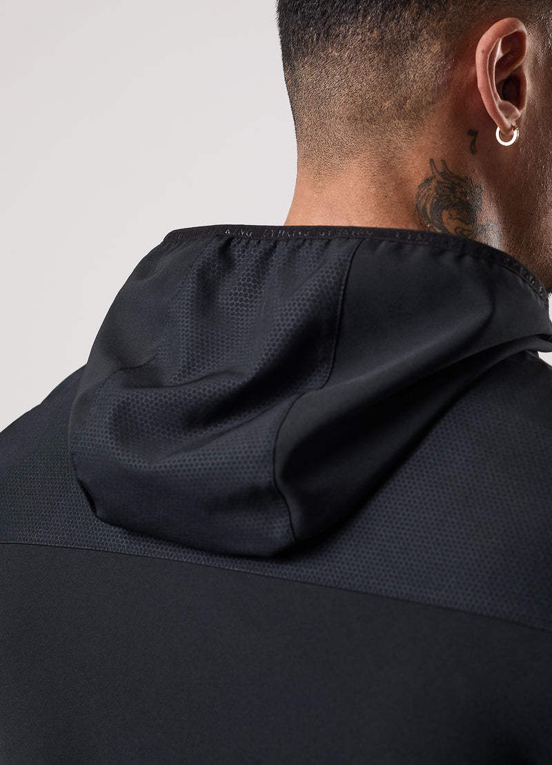 Gym King Hex Hood - Black/Fossil Grey