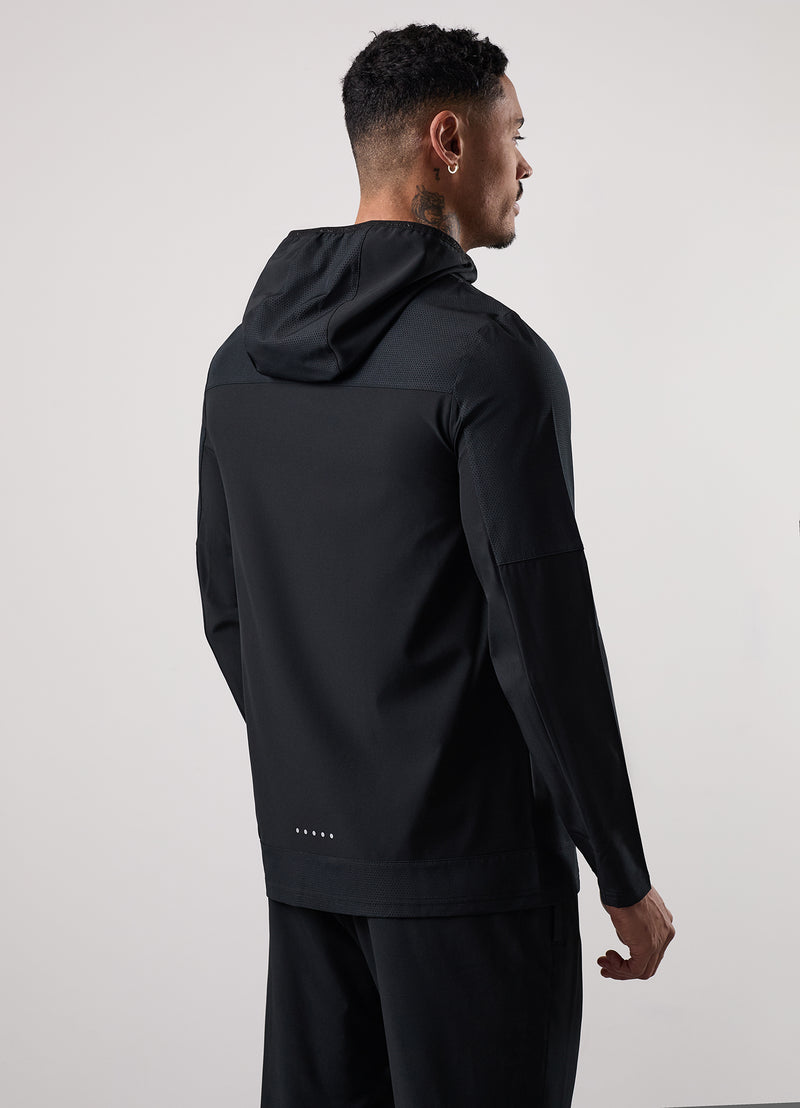 Gym King Hex Hood - Black/Fossil Grey