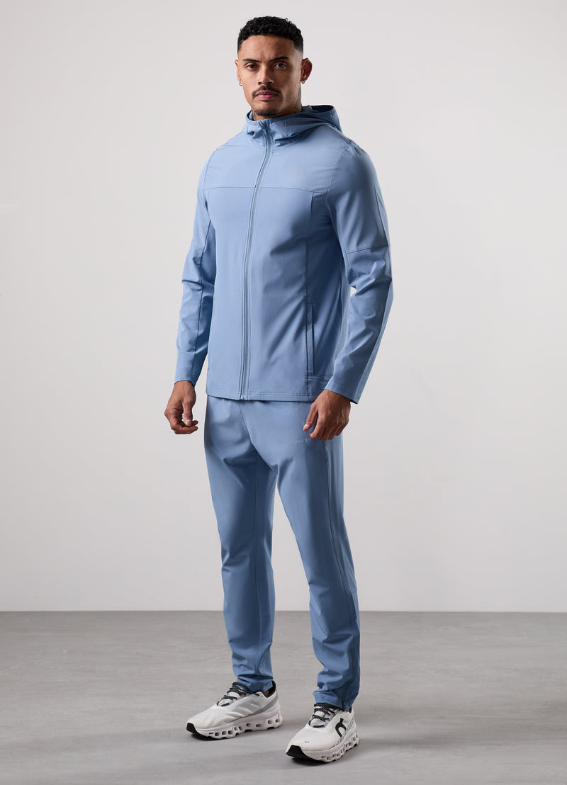 Gym King Hex Hood Tracksuit - Blue Shadow