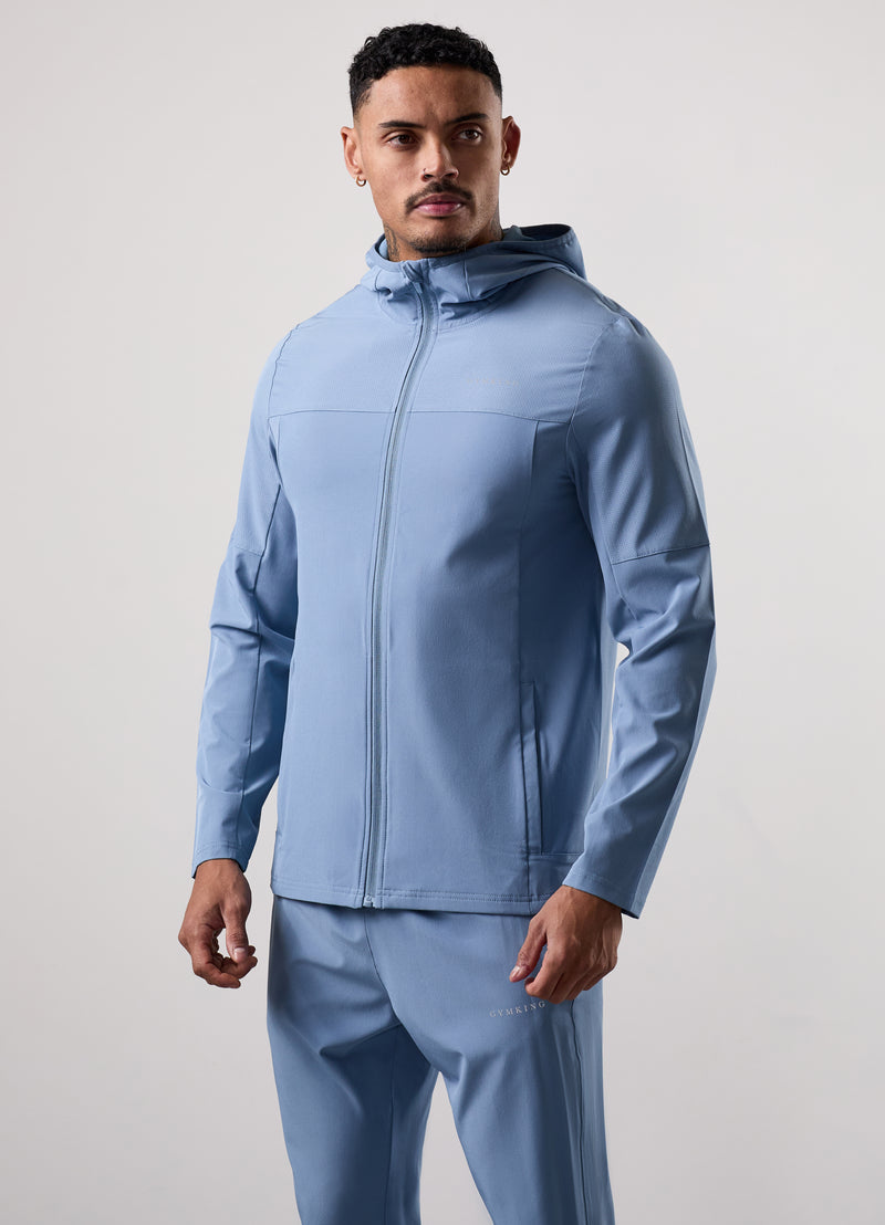 Gym King Hex Hood Tracksuit - Blue Shadow