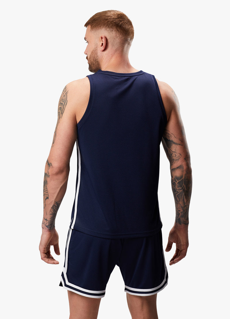 Gym King Higher State Vest - Navy