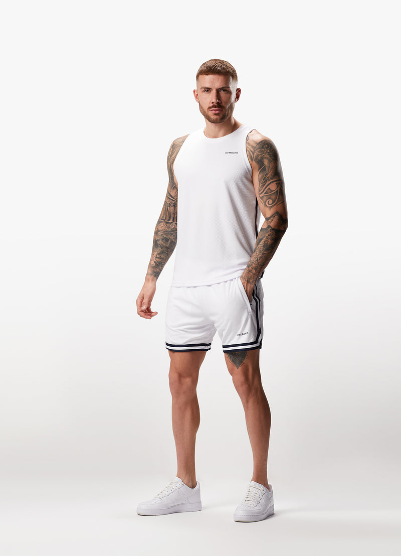 Gym King Higher State Short - White