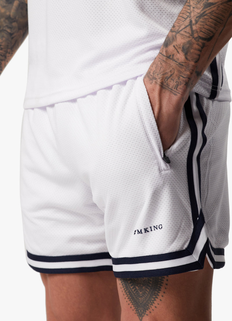 Gym King Higher State Short - White