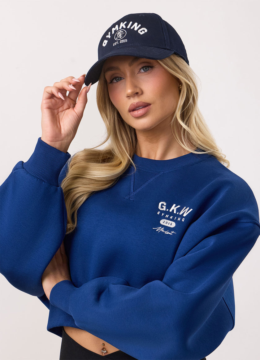 Gym King Harmony Vintage Baseball Cap - Vintage Navy