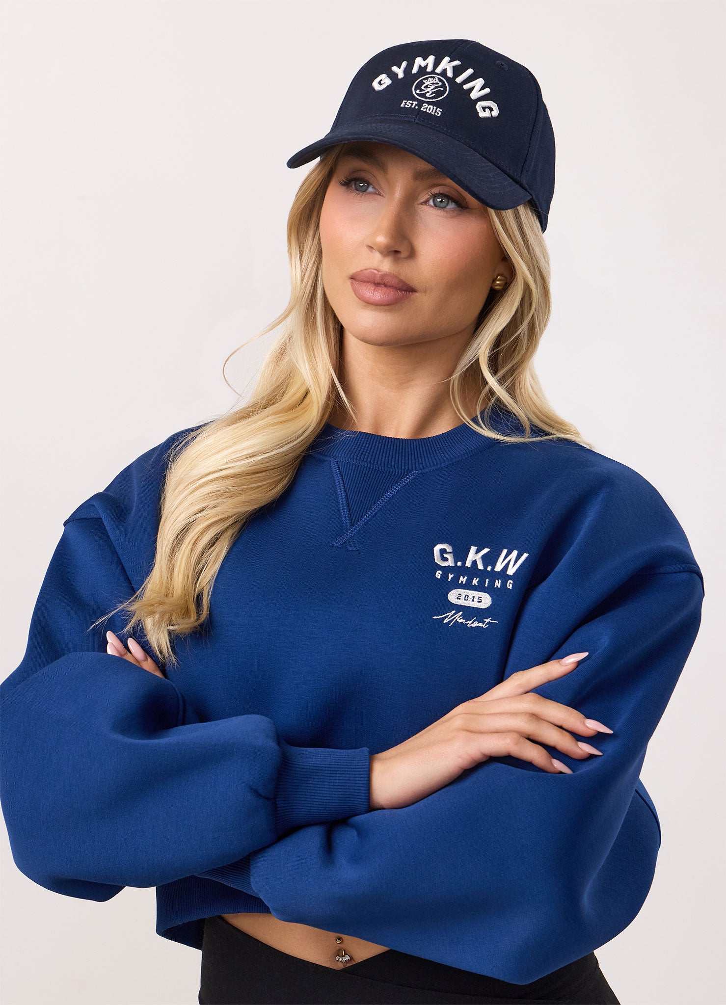 Gym King Harmony Vintage Baseball Cap - Vintage Navy