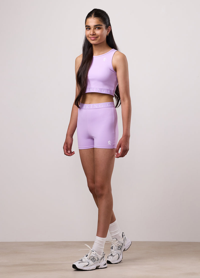 Gym King Kids Impact 3" Short - Lilac Haze