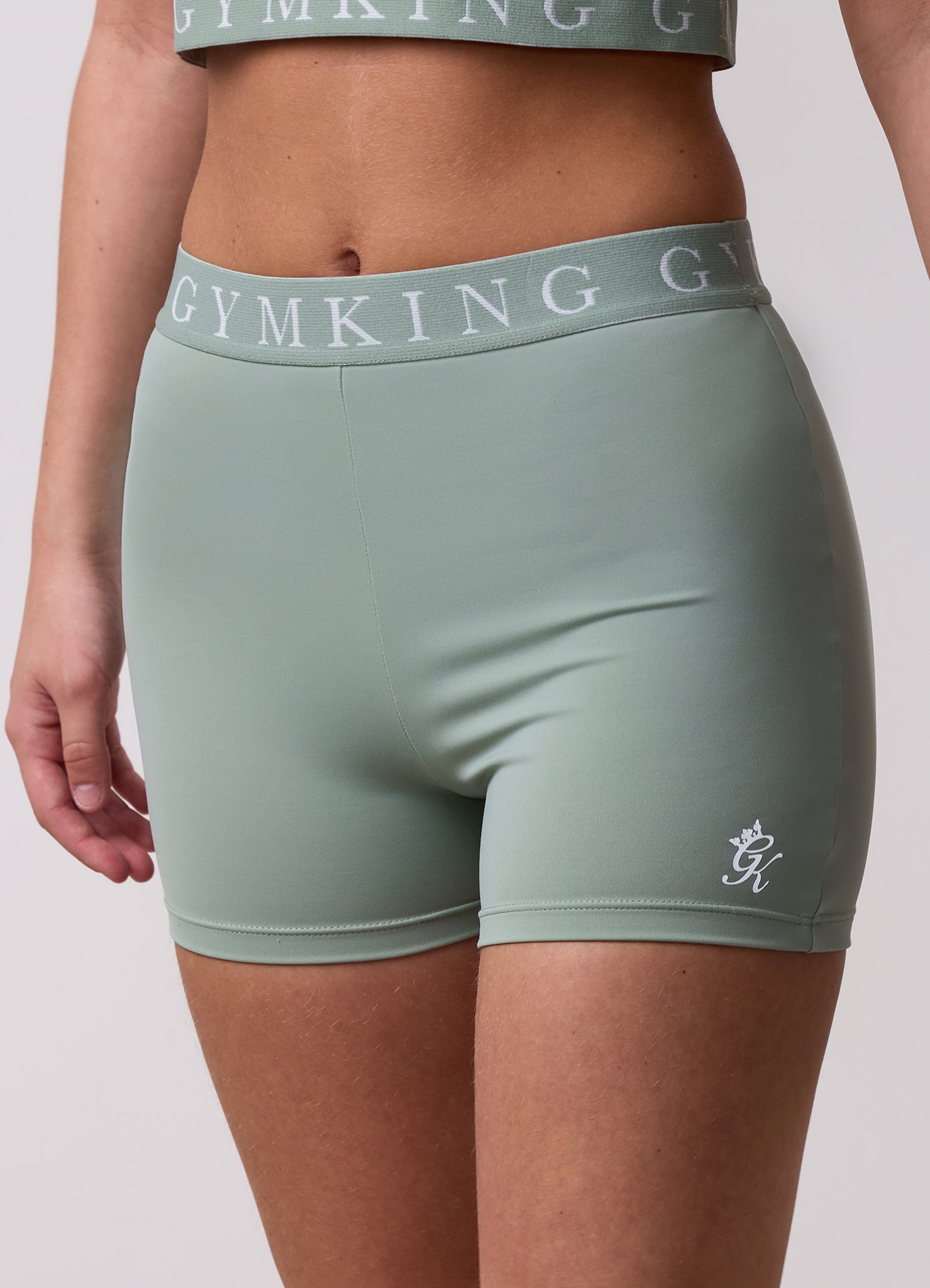 Gym King Kids Impact 3" Short - Soft Sage