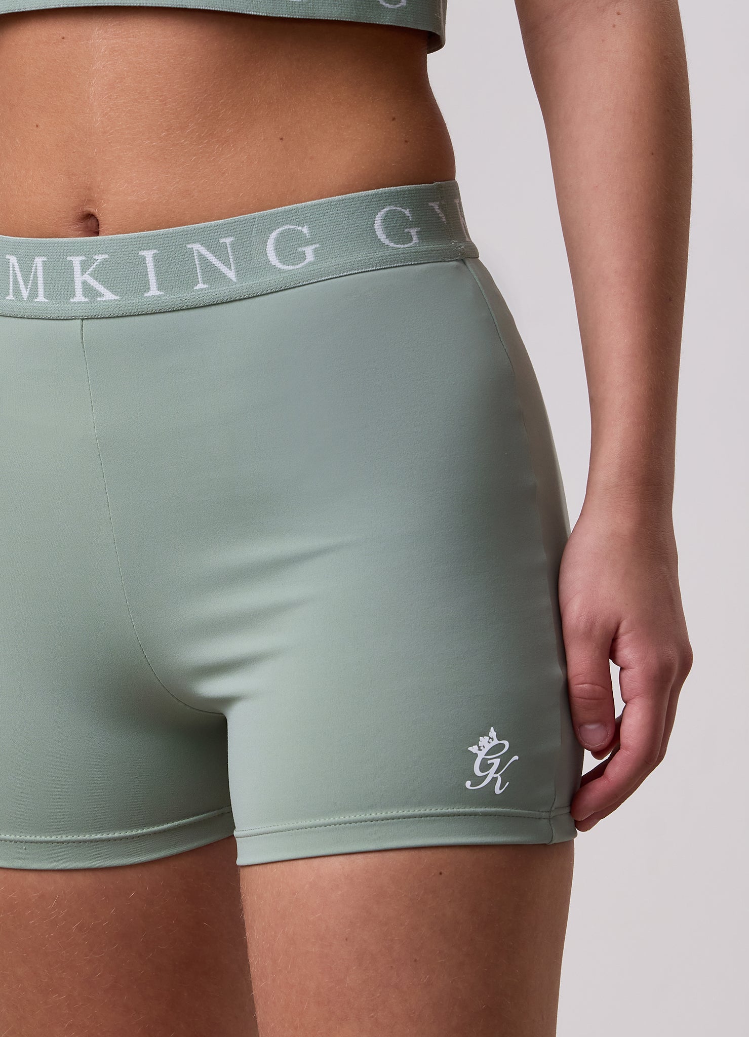 Gym King Kids Impact 3" Short - Soft Sage