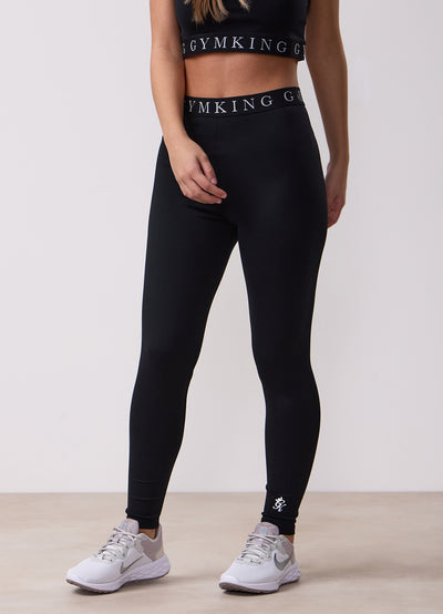 Gym King Kids Impact Legging - Black