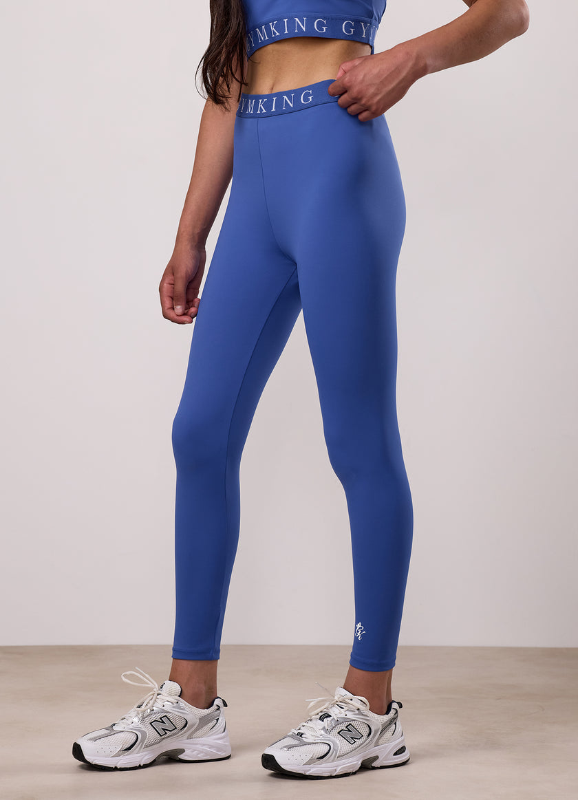 Gym King Kids Impact Legging - Sapphire Blue