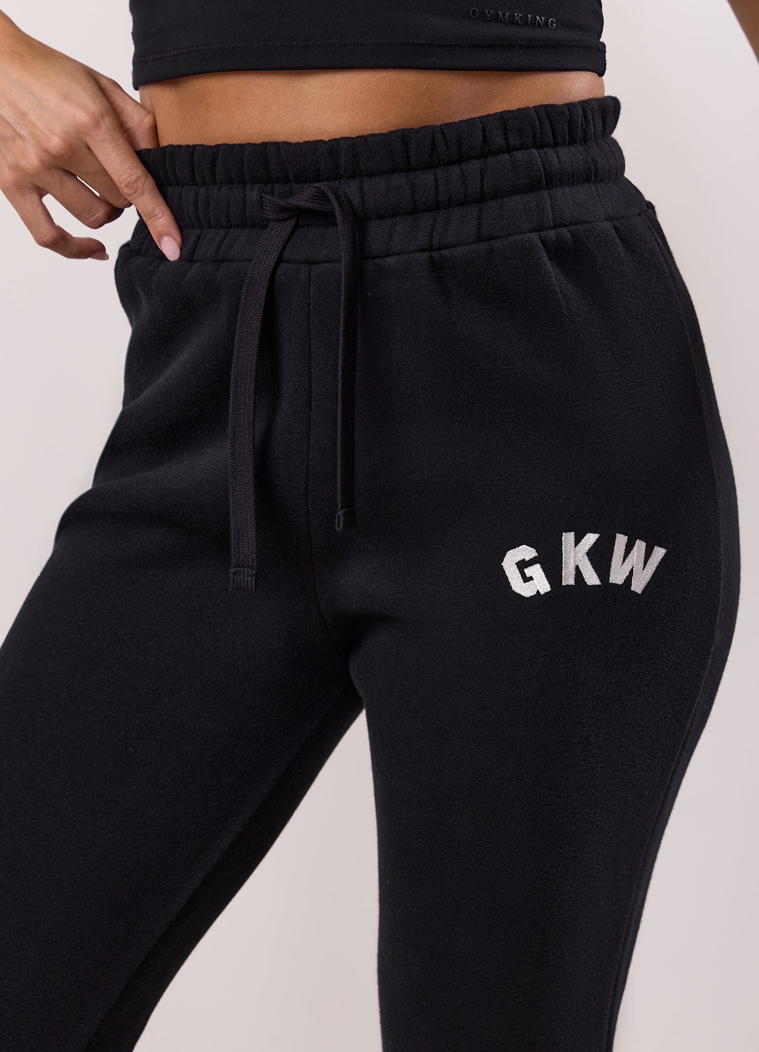 Gym King Inspire Flared Jogger - Black