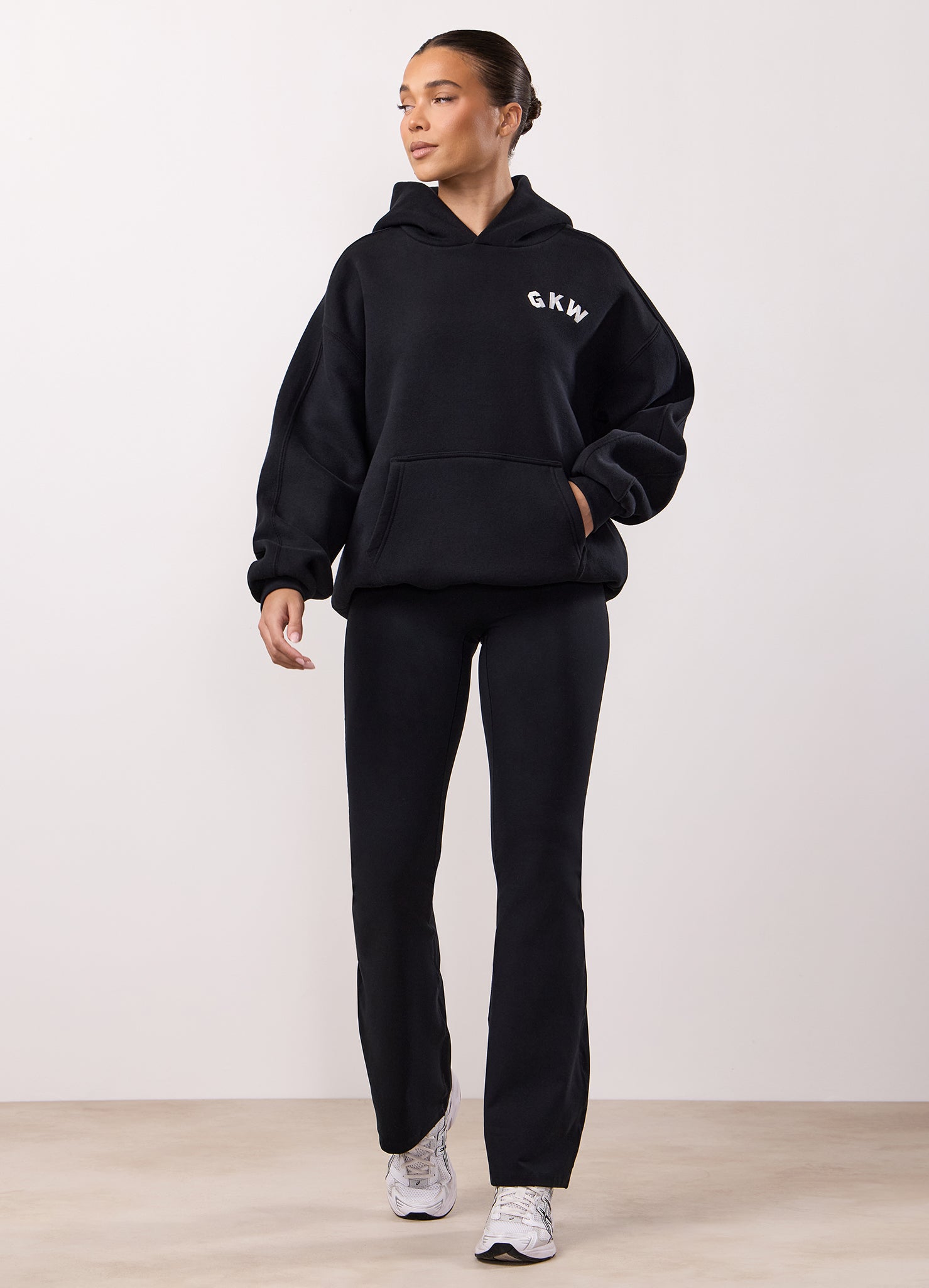 Gym King Inspire Oversized Hoodie - Black