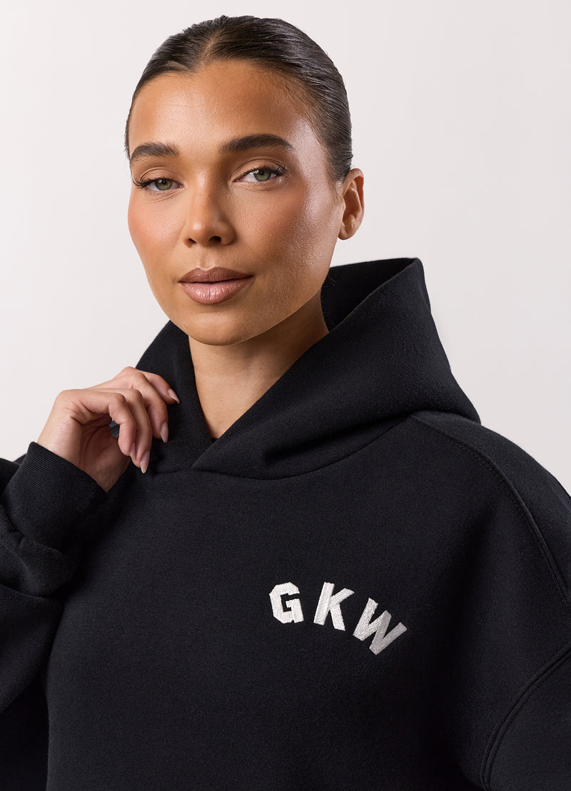 Gym King Inspire Oversized Hoodie - Black