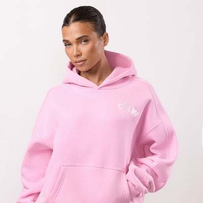 Gym King Inspire Oversized Hoodie - Candy Pink