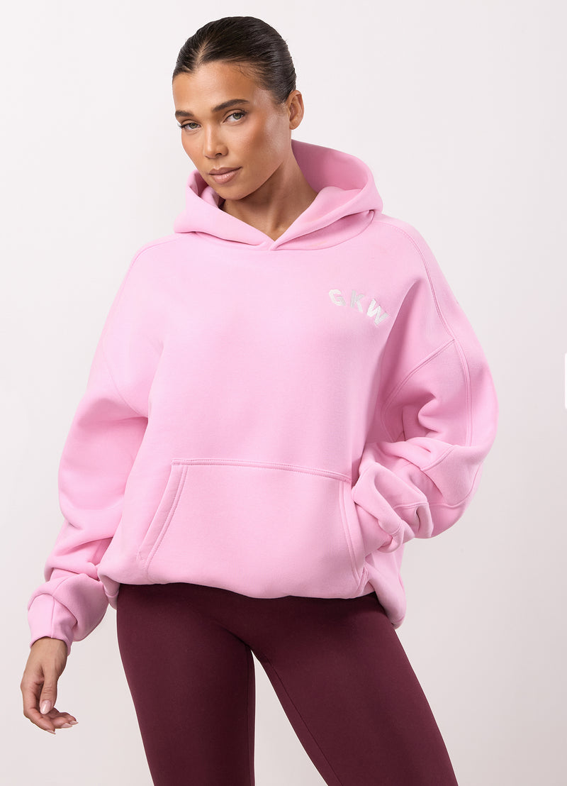 Gym King Inspire Oversized Hoodie - Candy Pink
