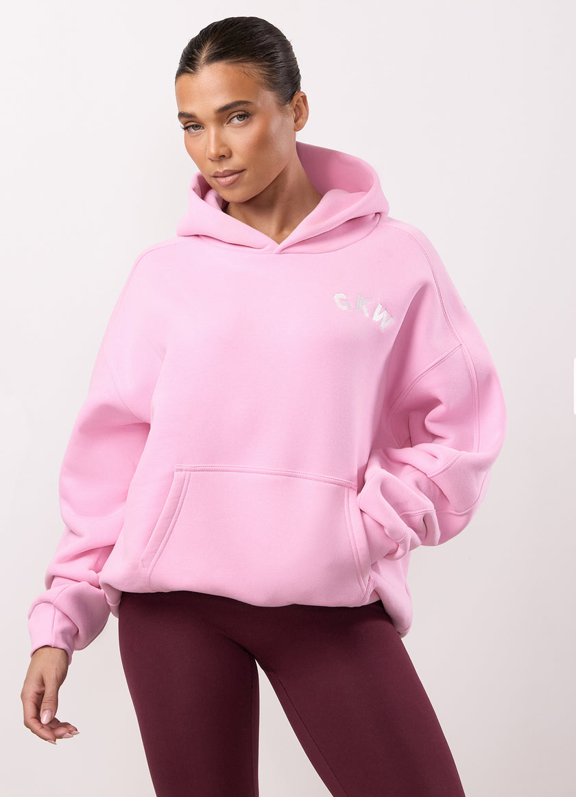 Gym King Inspire Oversized Hoodie - Candy Pink