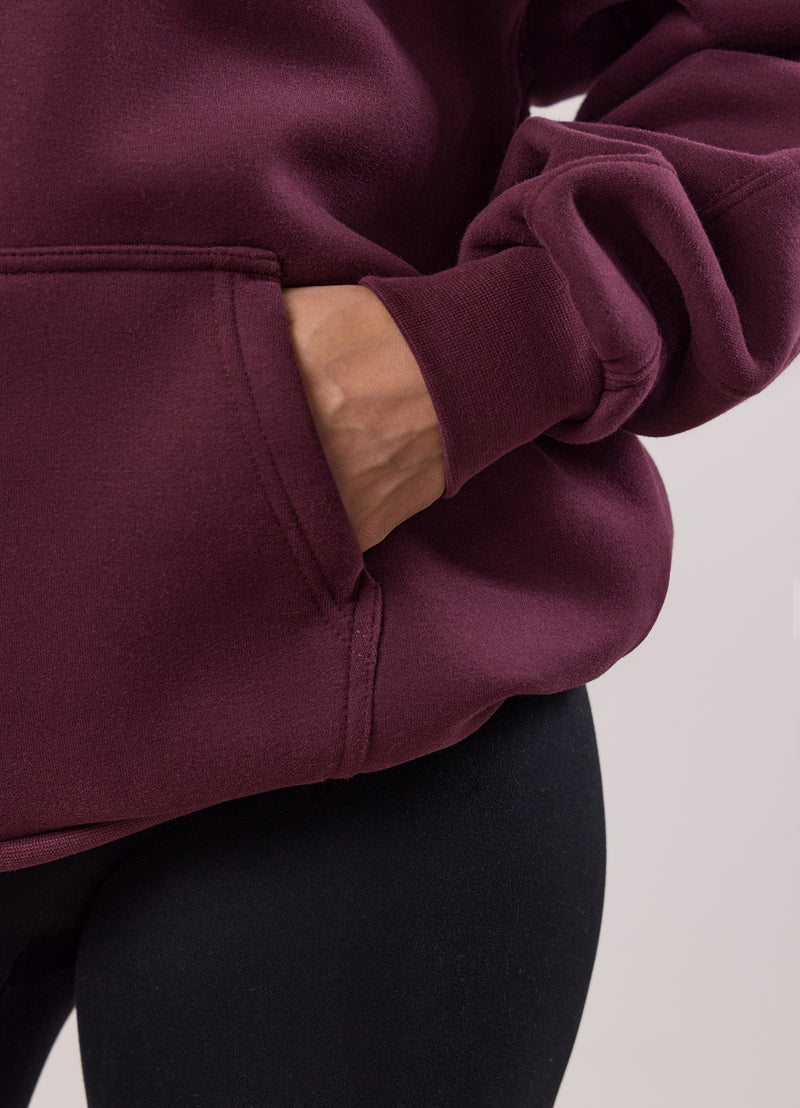 Gym King Inspire Oversized Hoodie - Vibrant Fig
