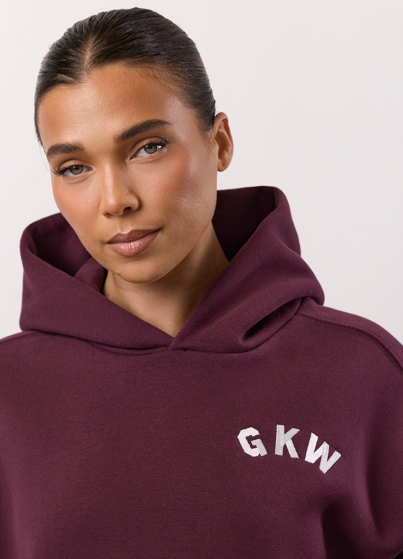 Gym King Inspire Oversized Hood Tracksuit - Vibrant Fig