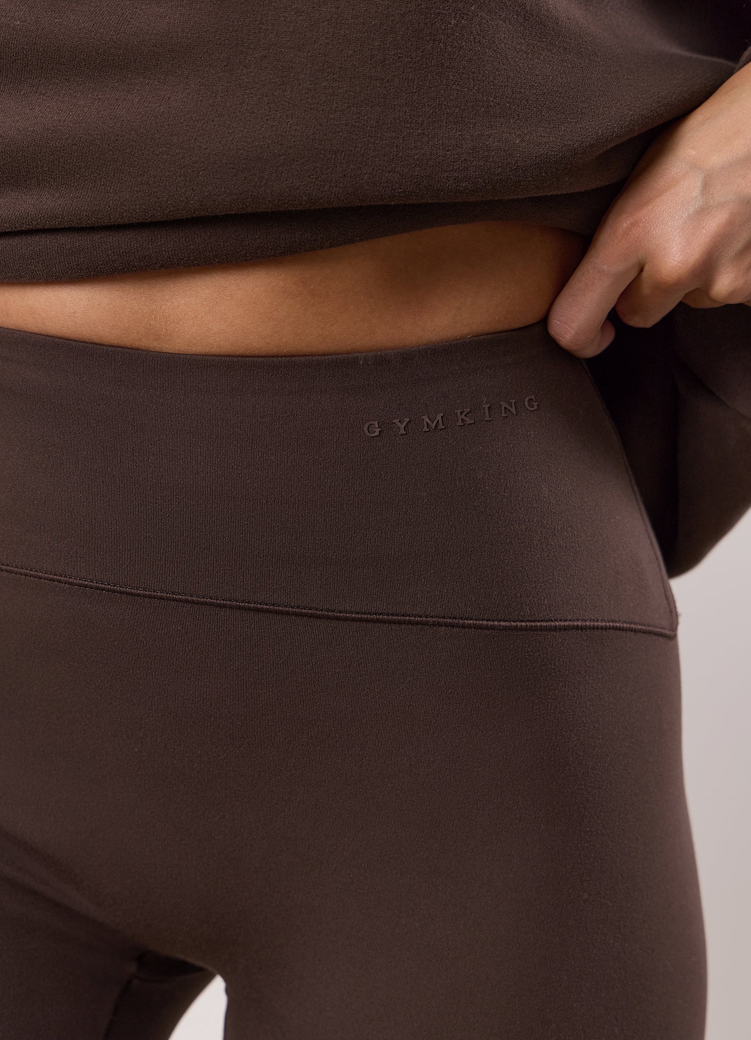 Gym King Peach Luxe Legging - Dark Chocolate Luxe