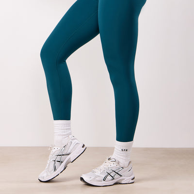 Gym King Peach Luxe Legging - Emerald Teal Luxe