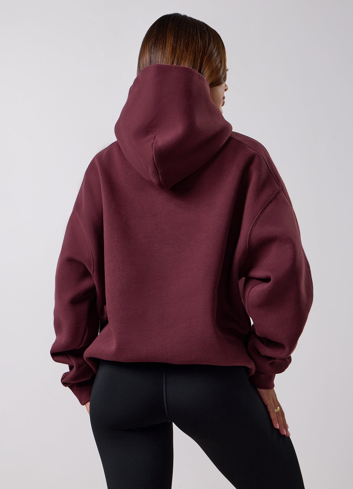 Gym King Inspire Oversized Hoodie - Burnt Fig