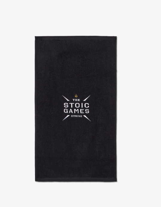 Gym King Stoic Games Towel - Black/White
