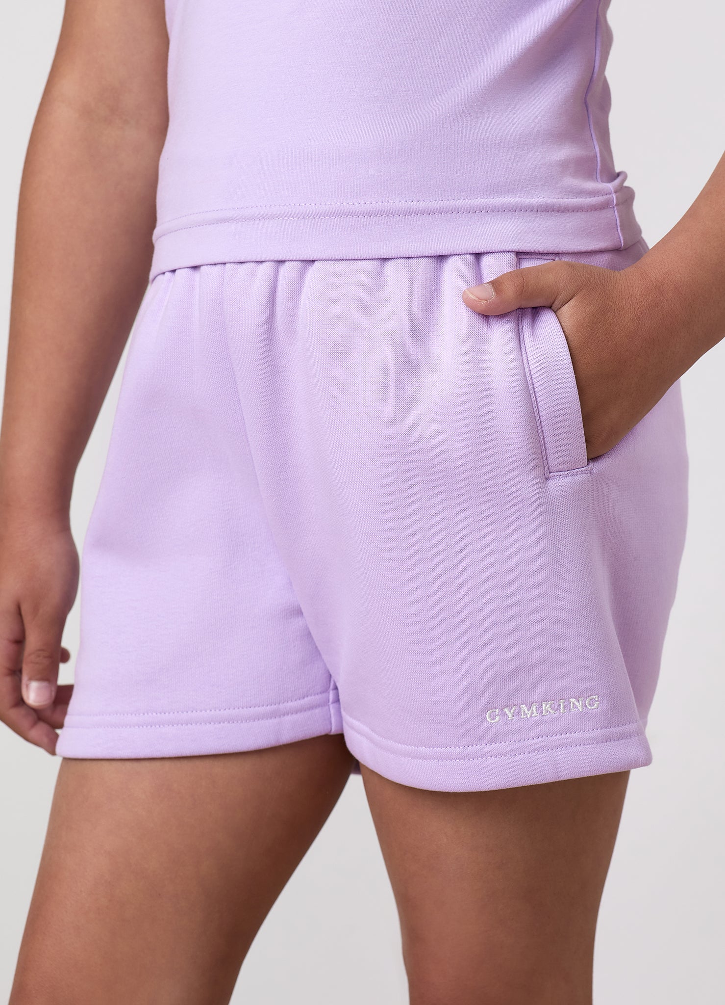 Gym King Kids 365 Fleece Short - Hyacinth