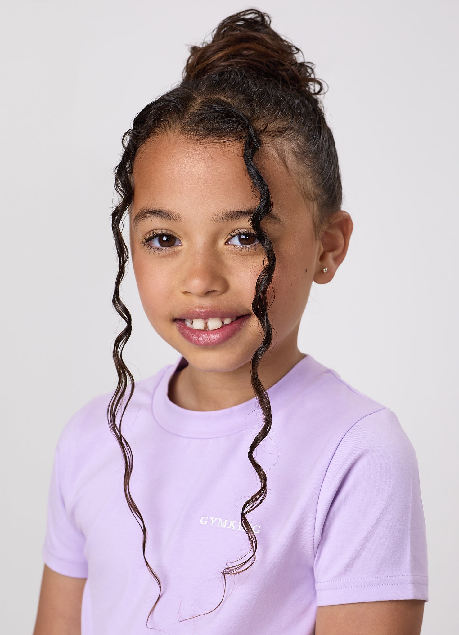 Gym King Older Kids 365 Fitted Tee - Hyacinth