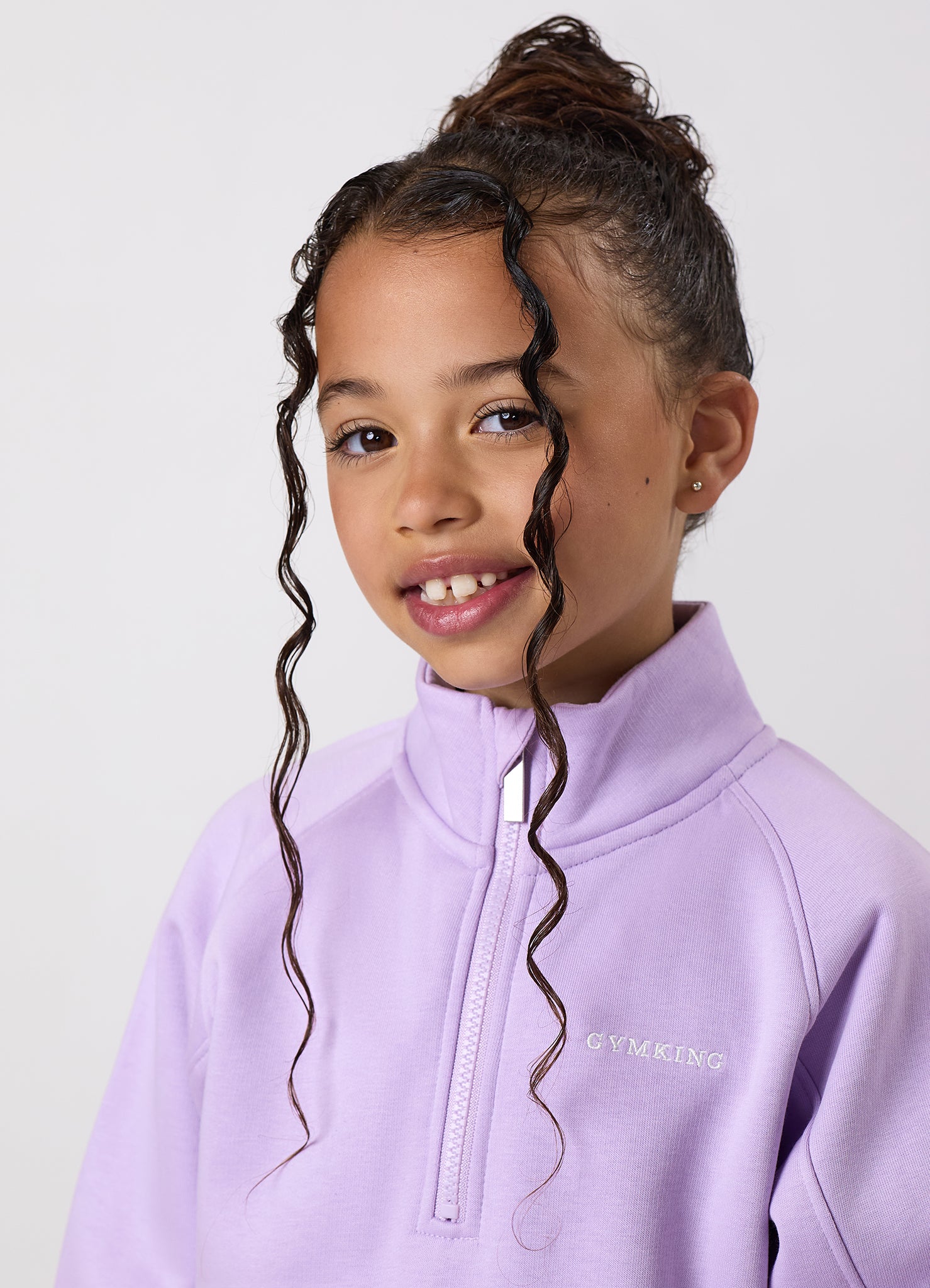 Gym King Older Kids 365 Raglan Sleeve Funnel - Hyacinth