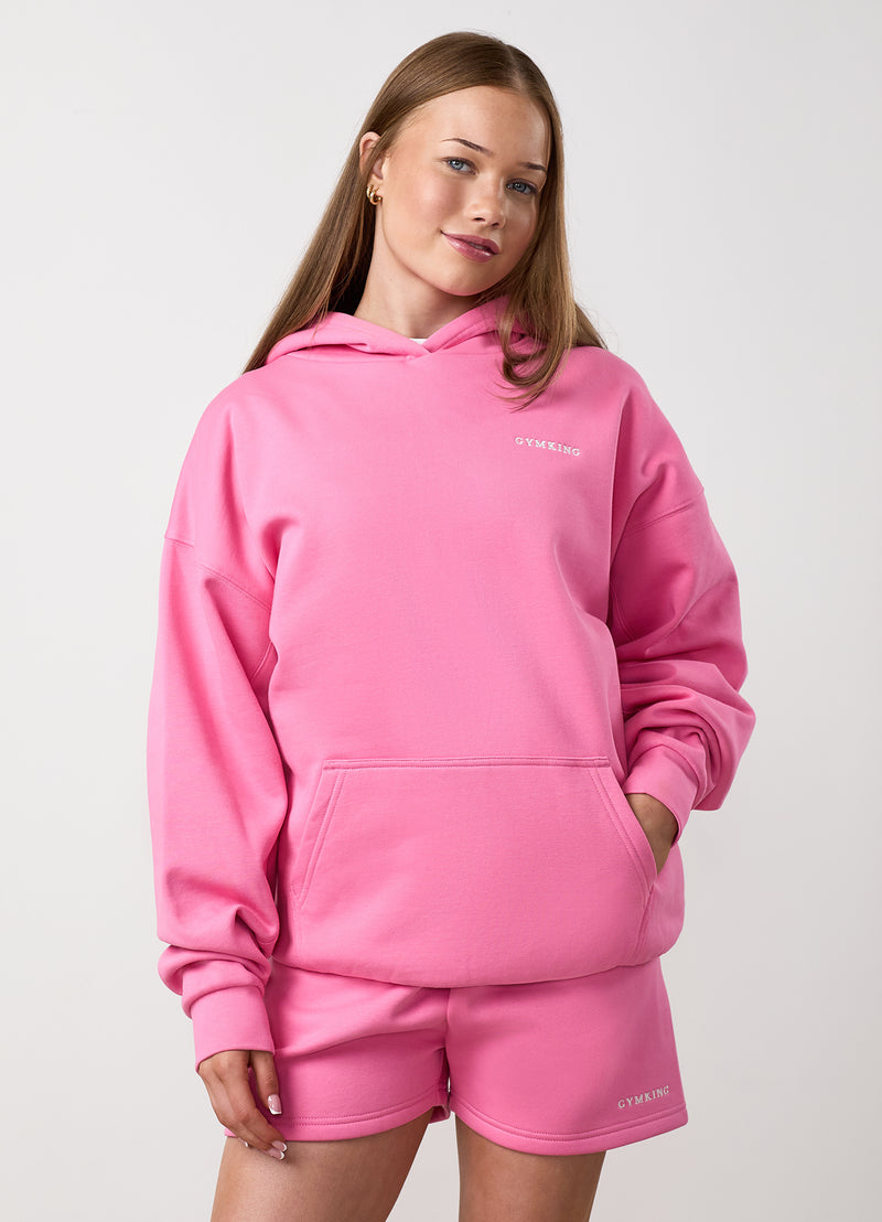 Gym King Older Kids 365 Relaxed Fit Hood - Carnation Pink