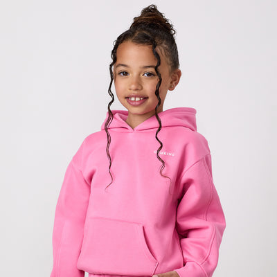 Gym King Younger Kids 365 Relaxed Fit Hoodie - Carnation Pink