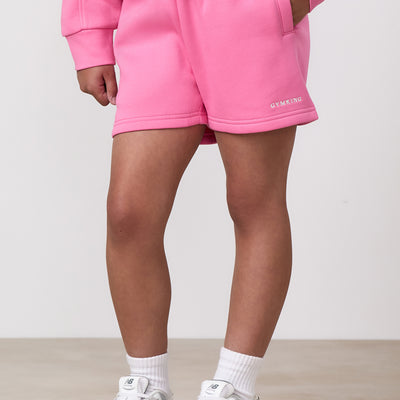 Gym King Younger 365 Fleece Short - Carnation Pink