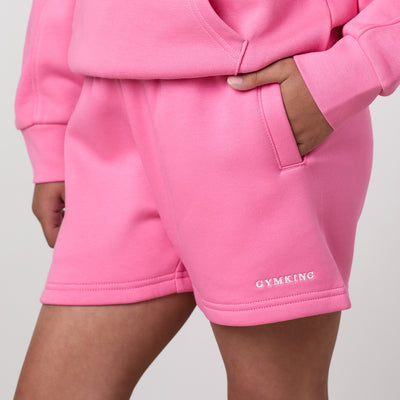 Gym King Kids 365 Fleece Short - Carnation Pink