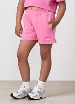 Gym King Older Kids Haze Loopback Short - Washed Pink thumbnail