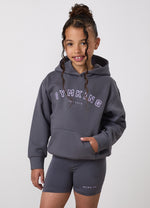 Gym King Younger Kids Shadow Relaxed Fit Hoodie - Gunmetal Grey thumbnail