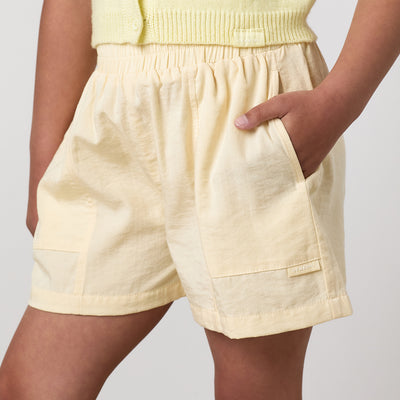 Gym King Older Kids Signature Woven Short - Buttermilk