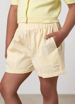Gym King Older Kids Signature Woven Short - Buttermilk thumbnail