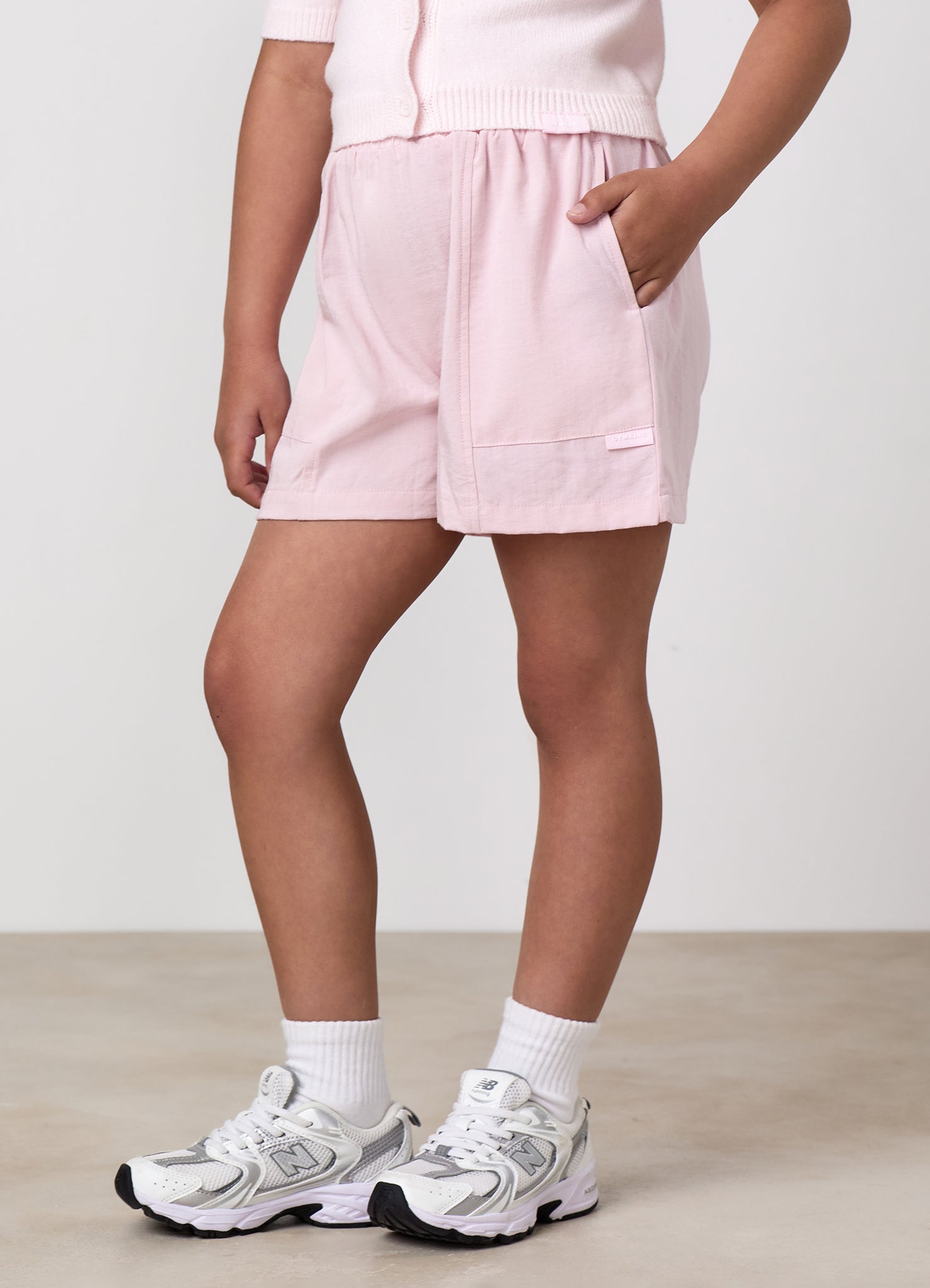 Gym King Younger Kids Signature Woven Short - Wildflower