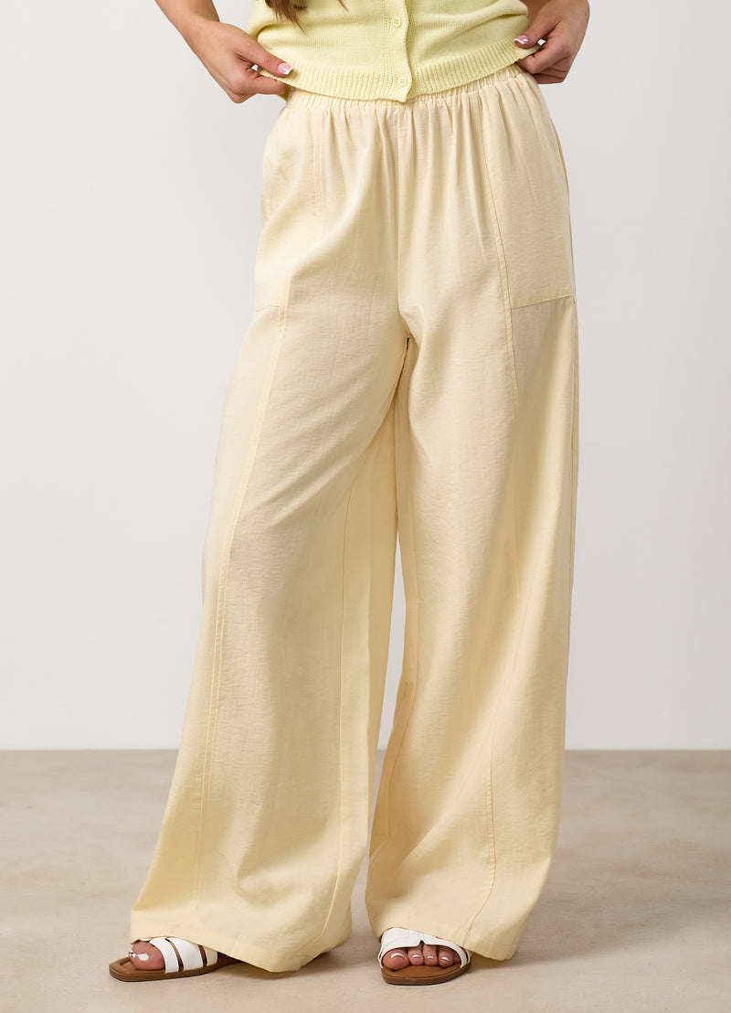 Gym King Older Kids Signature Woven Trousers - Buttermilk