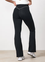 Gym King Knockout Flared Legging Petite - Black thumbnail