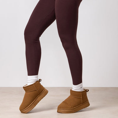 Gym King Script Mindset Jersey Legging - Espresso