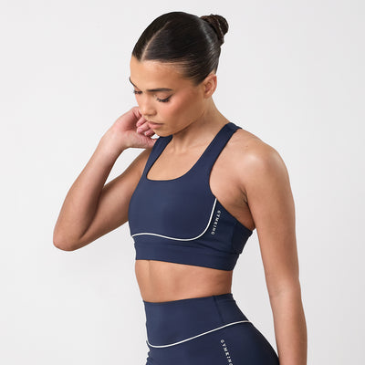 Gym King Knockout Sports Bra - Indigo Blue