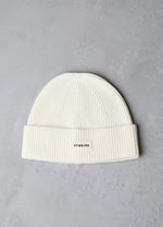 Gym King Rib Knit Beanie - Cream thumbnail