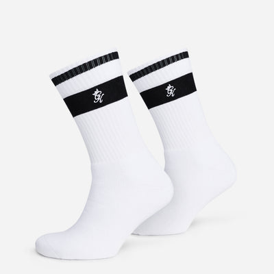 Gym King Kids Fundamental Sock (1PK) - White